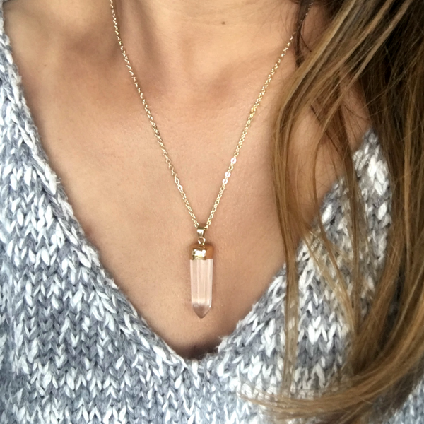 Jordan Crystal Pendant Necklace