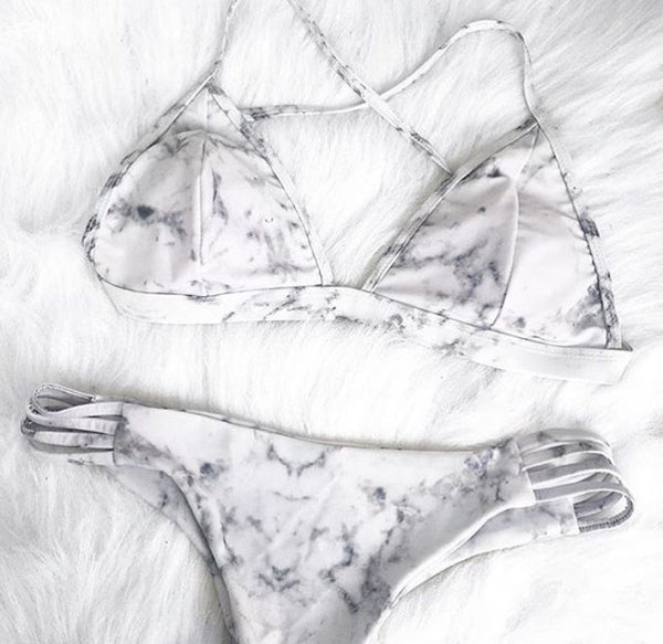 Marble Brazilian Bikini