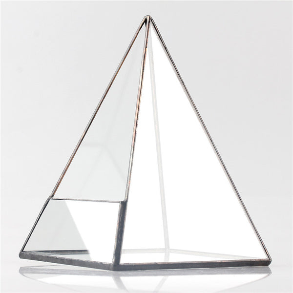 Pyramid Glass Terrarium
